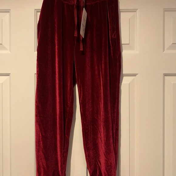 Velvet joggers - Picture 1 of 2